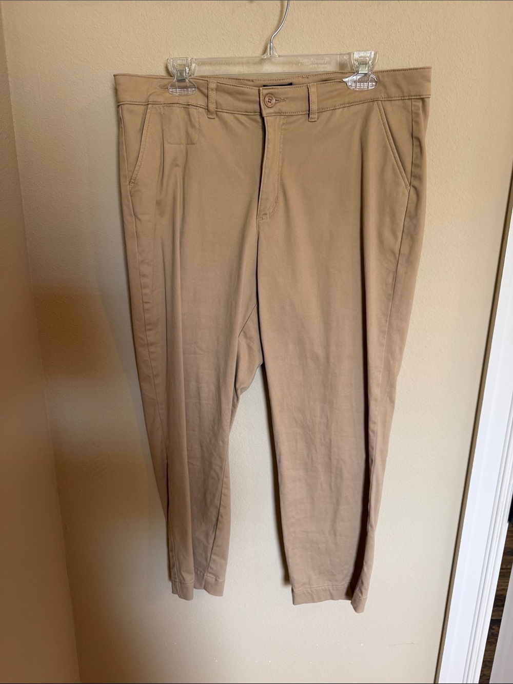 Men's Classic Beige Chino Pants